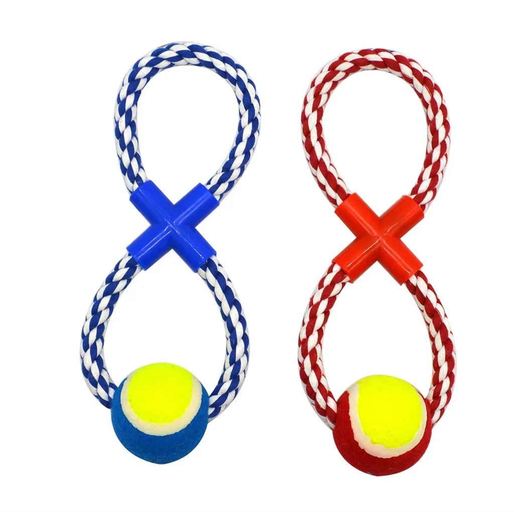 JUGUETE PARA PERRO SOGA PELOTA